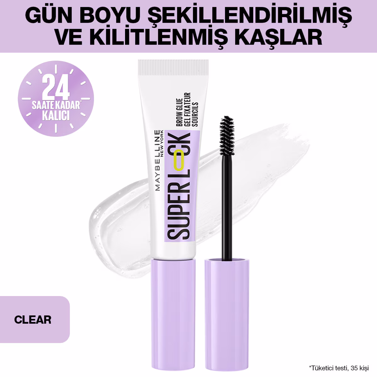 Super Lock Brow Glue Kaş Sabitleyici Maskara
